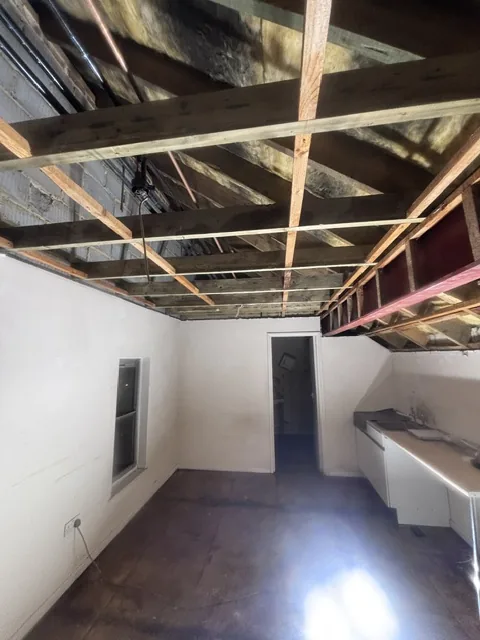 Controlled artex plasterboard strip-out in Putney